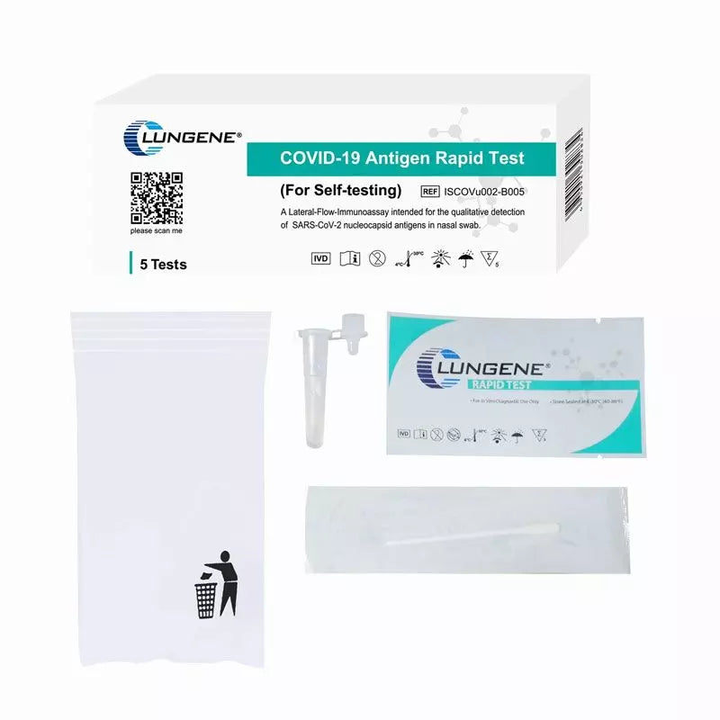 Clungene COVID-19 Antigen Rapid Test- Nasal Swab (1200 PCS)