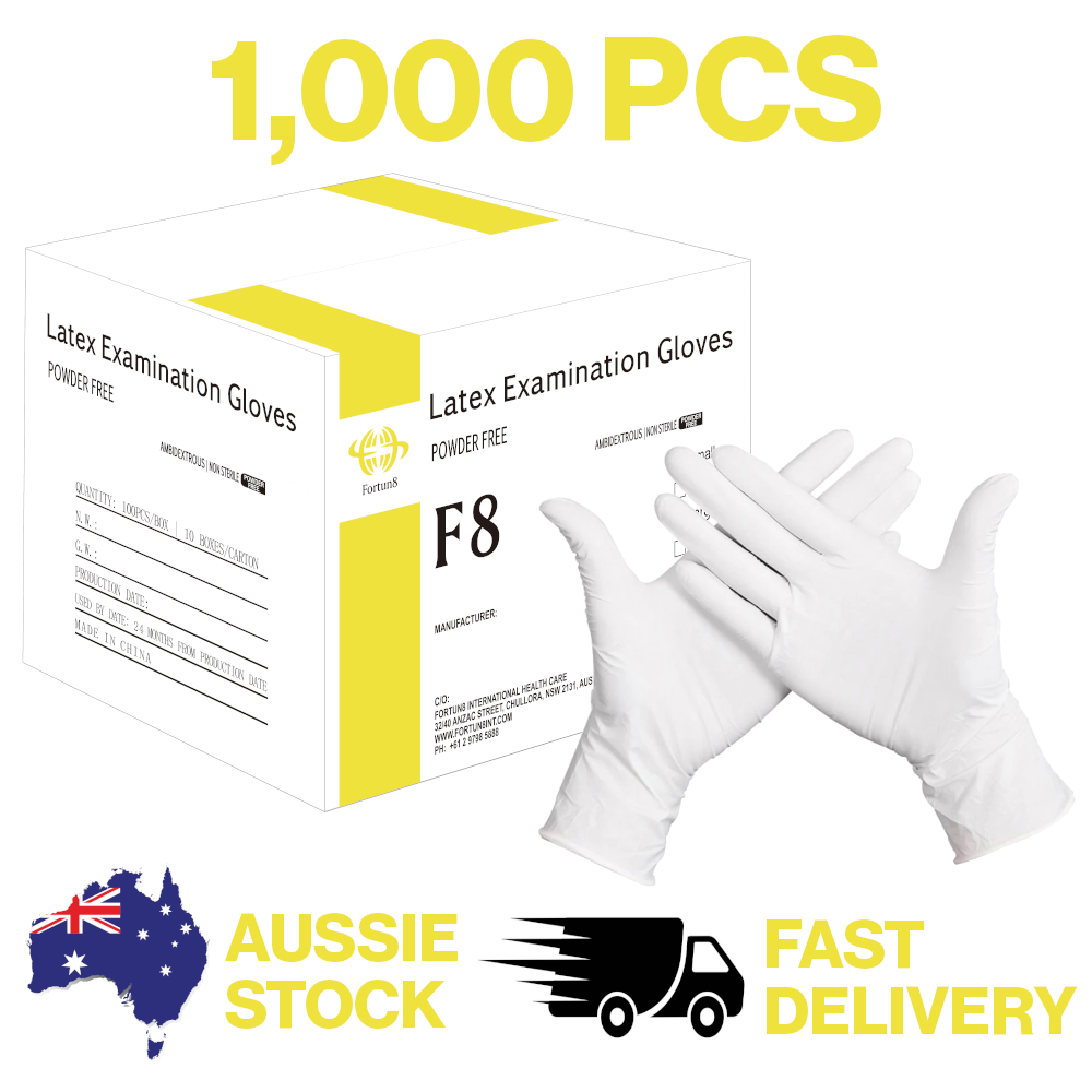 Latex Examination Gloves (NATURAL)- 1000PCS/Carton