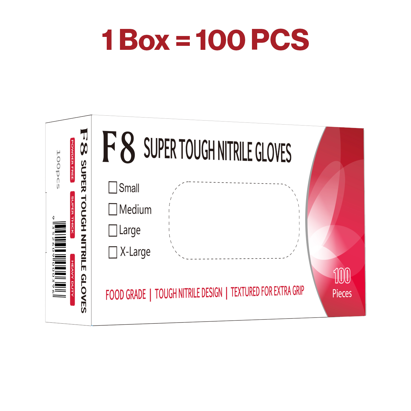 Super Tough Nitrile Gloves - 1000PCS/CARTON