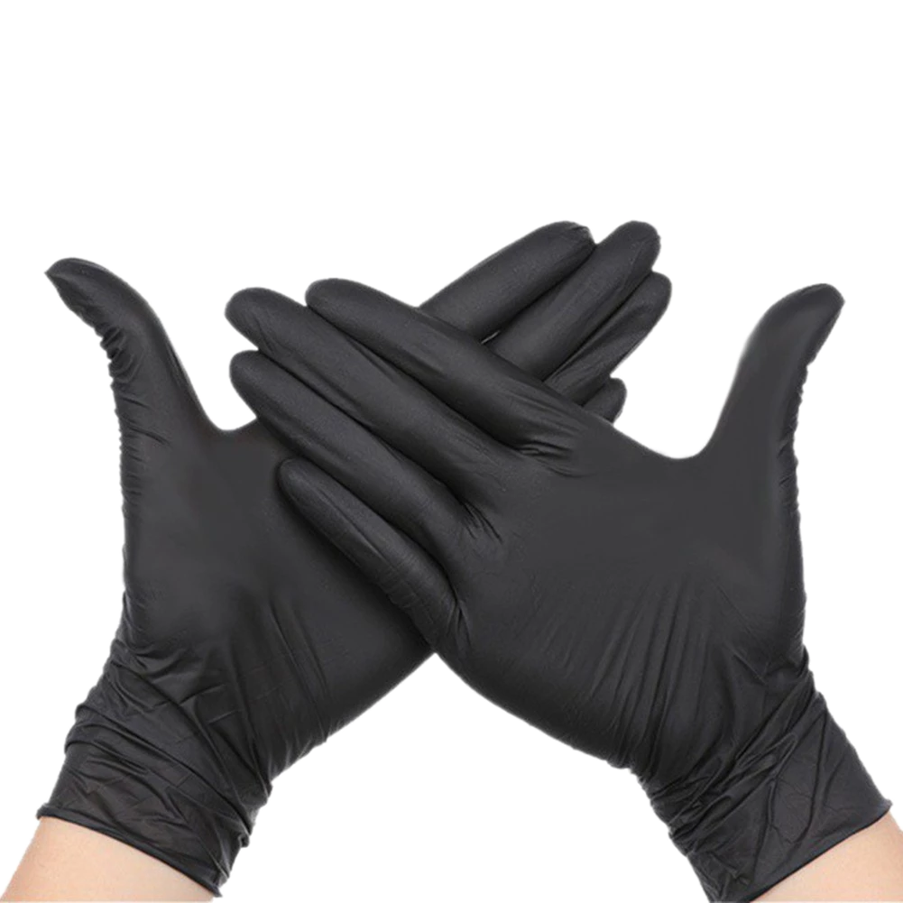 Heavy Duty Nitrile Glove - Diamond Tips (BLACK)- 1000PCS/CARTON