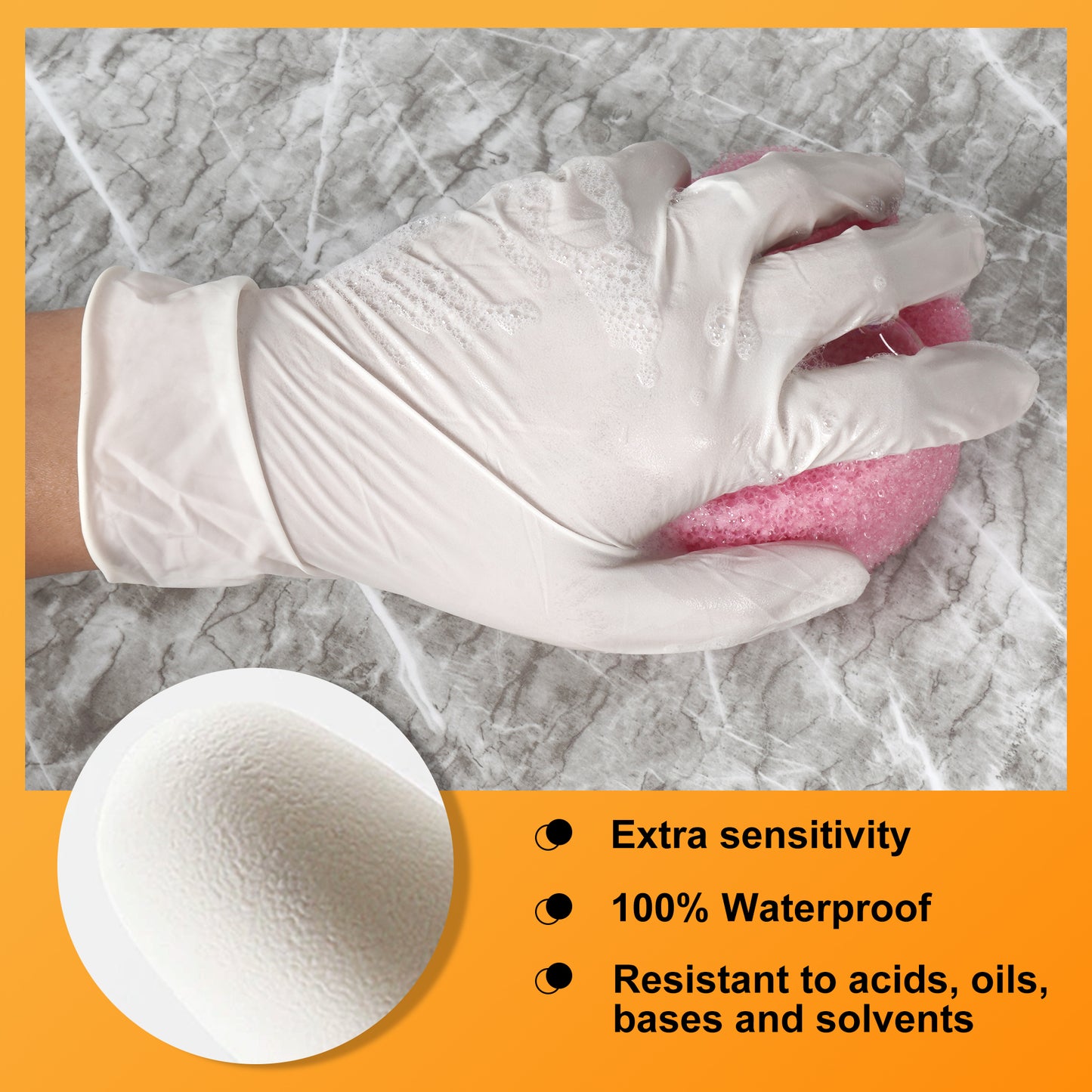 Latex Examination Gloves (NATURAL)- 1000PCS/Carton