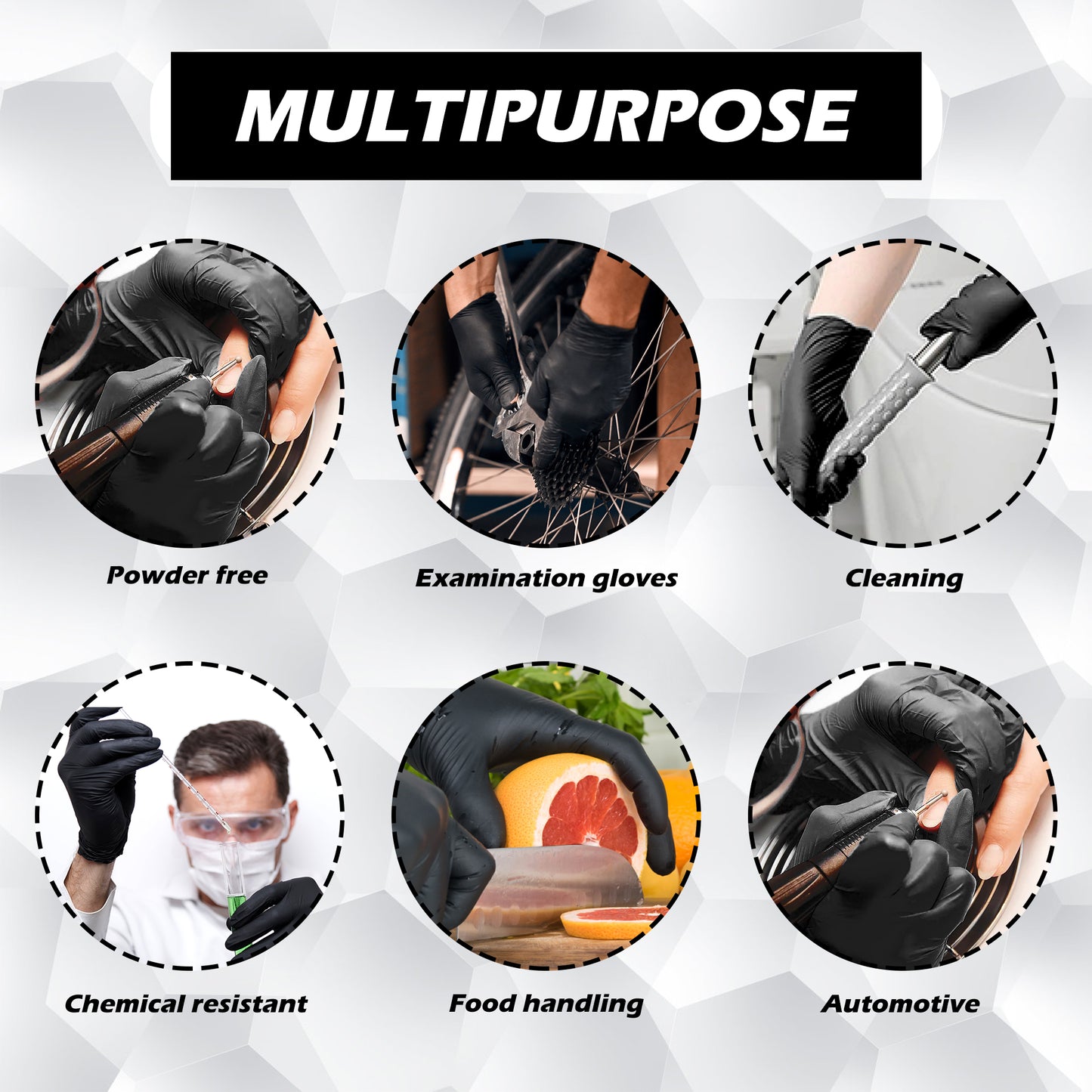 Super Tough Nitrile Gloves - 1000PCS/CARTON