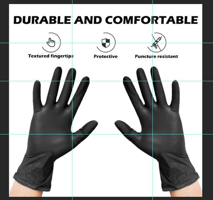 Nitrile Gloves (Black) - 1000 PCS/CARTON